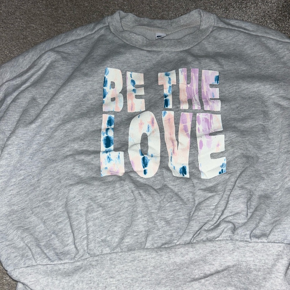 Gray old navy kids pull over